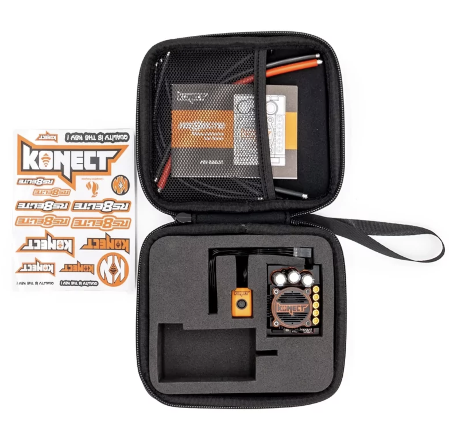 Contrôleur Konect 1/8 RS8 Élite 200 Amp - KN-RS8ELITE - Breizh Modélisme.