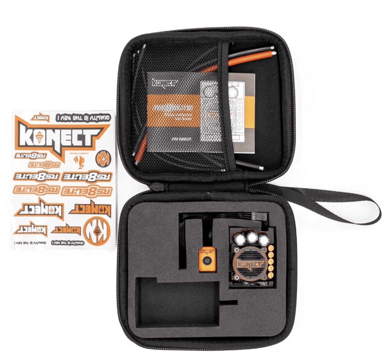 Contrôleur Konect 1/8 RS8 Élite 200 Amp - KN-RS8ELITE - Breizh Modélisme.