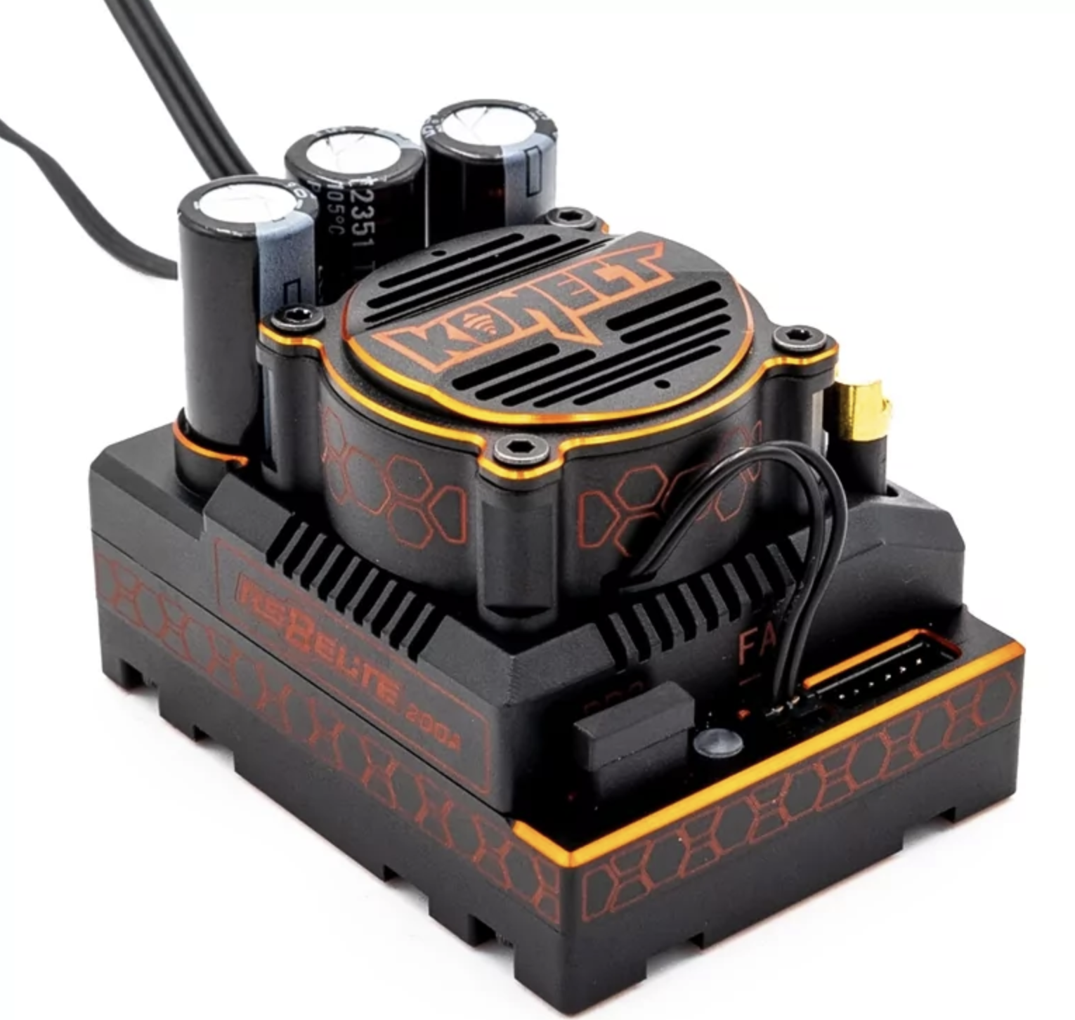 Contrôleur Konect 1/8 RS8 Élite 200 Amp - KN-RS8ELITE - Breizh Modélisme.