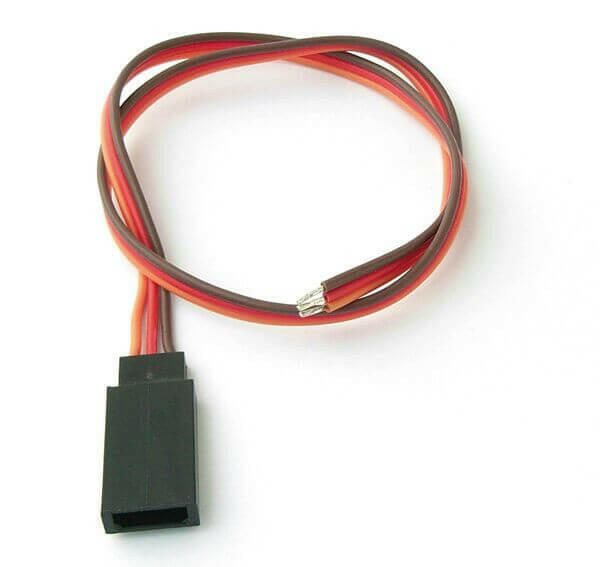 Cordon servo Femelle Universel 30cm - 130452-F - Breizh Modélisme.