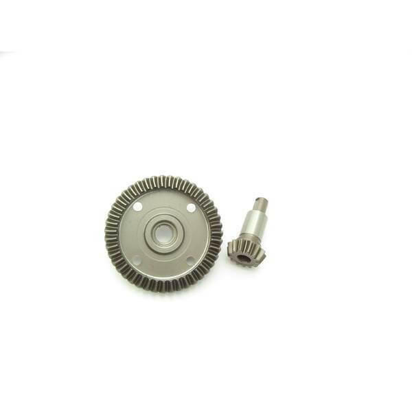Couronne et pignon d'attaque Helicoïdal - Hobbytech STRS-118 - Breizh Modélisme.