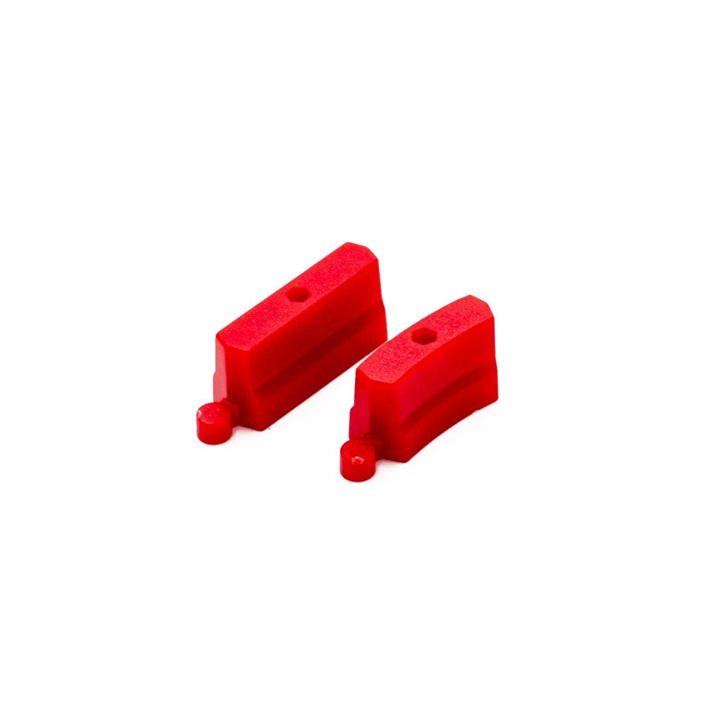 Elements de rail en plastique rouge pour piste turbo Racing (50 pcs)  - TB-760076 - Breizh Modélisme.
