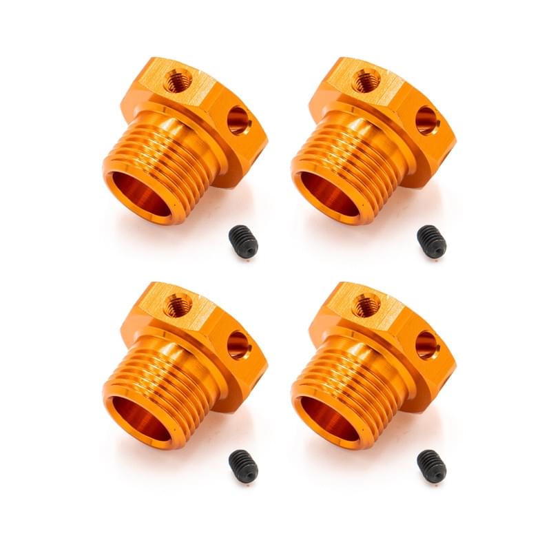 Hexagones de roues 17mm avec vis de maintien STRX-223 - Breizh Modélisme.