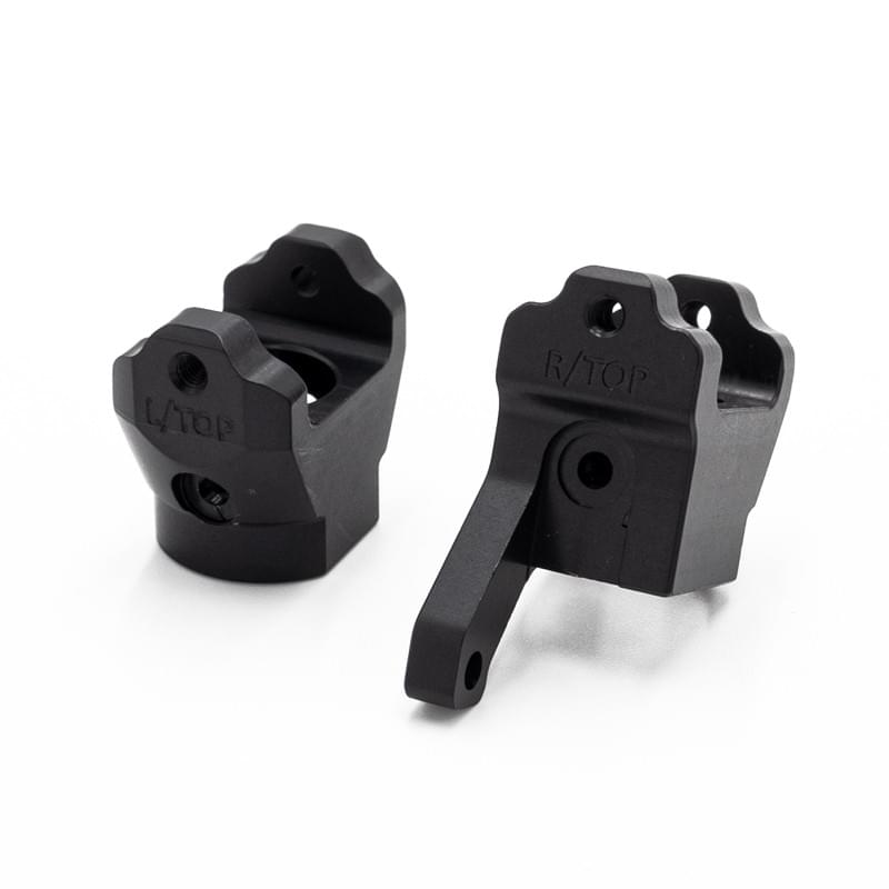 Hobbytech - Etriers avants CRX en aluminium usinés Noir : CRX-073-FR - Breizh Modélisme.