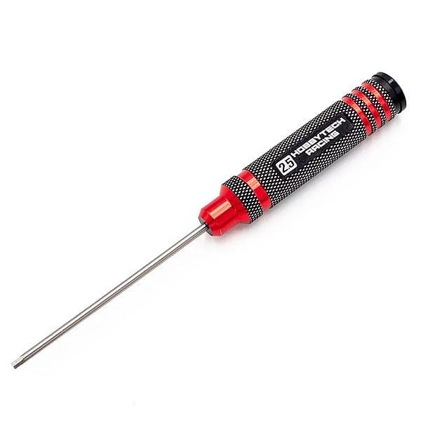 Kit de 4 tournevis Alu rouge - Hobbytech HTR-412 - Breizh Modélisme.