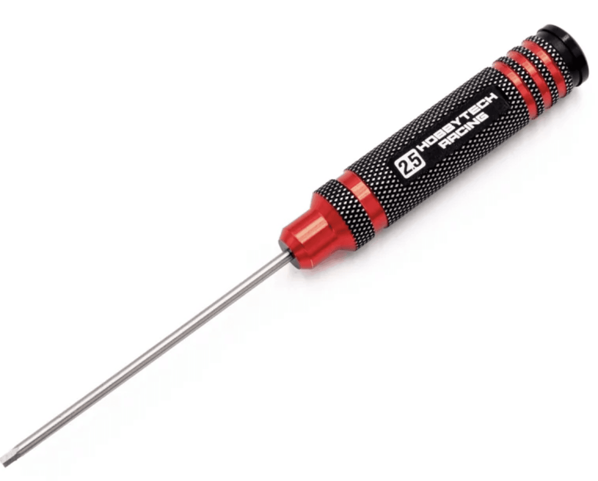 Kit de 4 tournevis Rouge et Noir Allen 1.5/2/2.5/3mm - HTR-411 - Breizh Modélisme.