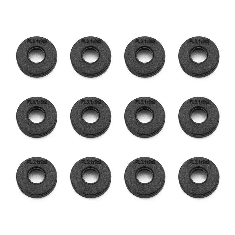 Kit de rondelles de calage plastique(x12) Xmid Hobbytech MID-031 - Breizh Modélisme.