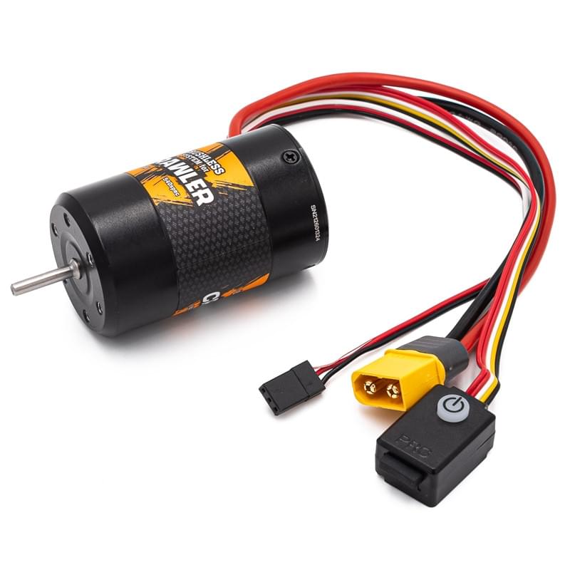 Konect Combo 2 en 1 Brushless Fusion 1800kV Crawler - KN-40-540-1800-FUS Axe 3,175mm - Breizh Modélisme.