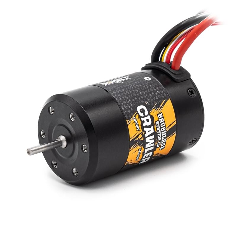 Konect Combo 2 en 1 Brushless Fusion 1800kV Crawler - KN-40-540-1800-FUS Axe 3,175mm - Breizh Modélisme.