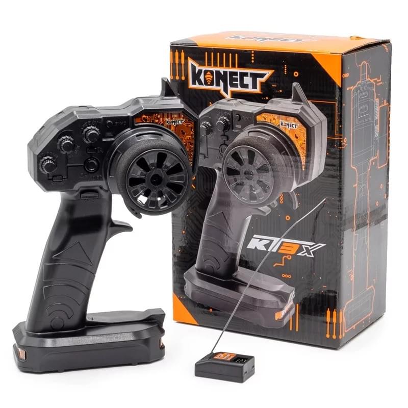 Konect Radio 2.4Ghz KT3X avec Récepteur KN-KT3X/SET - Breizh Modélisme.