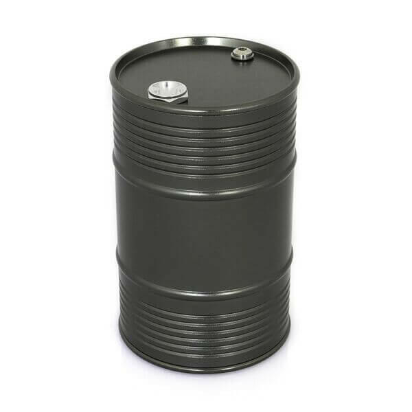 Petit Bidon aluminium gris (95x60mm) - Accessoires pour crawler 1/10 - Breizh Modélisme.