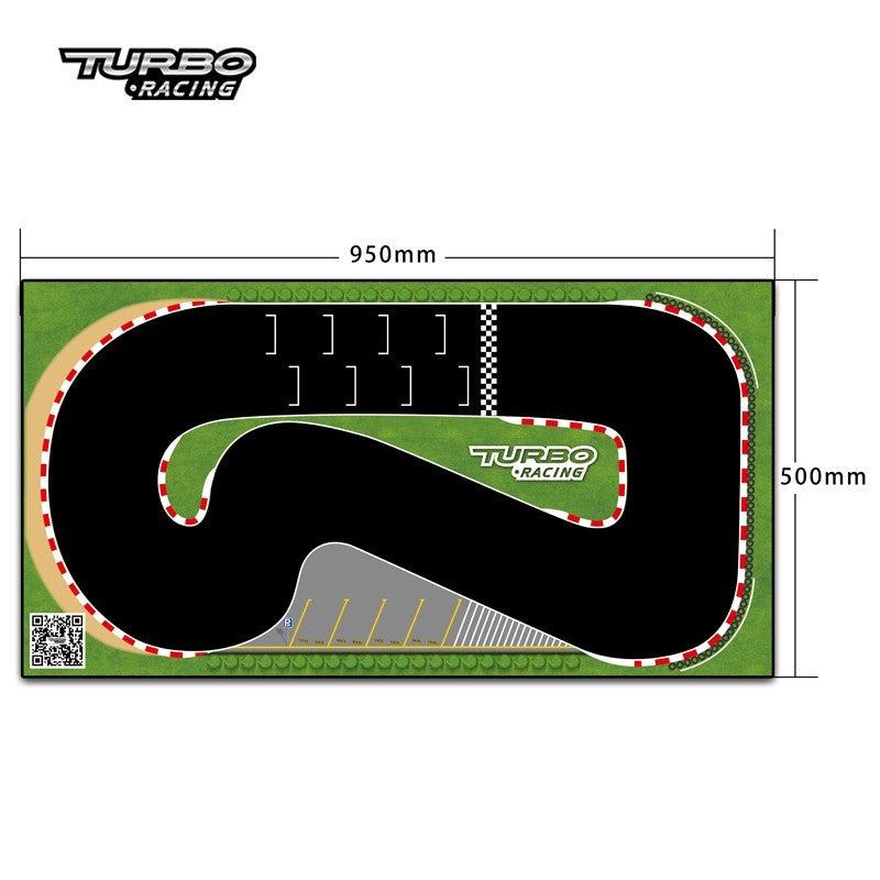 Piste pour Turbo Racing Micro Rally (50x95 cm) - TB-760101 - Breizh Modélisme.