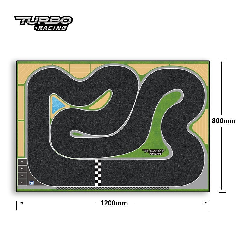 Piste XL pour Turbo Racing Micro Rally (80x120 cm) - TB-760050 - Breizh Modélisme.