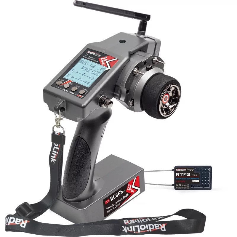 Radio Radiolink 7 voies RC6GS V3 + récepteur R7FG - RDL-RC6GS-V3-SET - Breizh Modélisme.