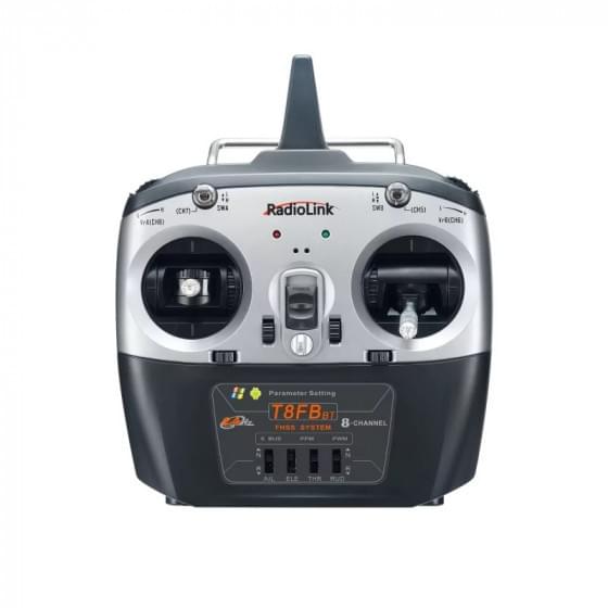 Radio Radiolink 8 voies T8FB BT+ récepteur R8EF - Mode 2 - Breizh Modélisme.