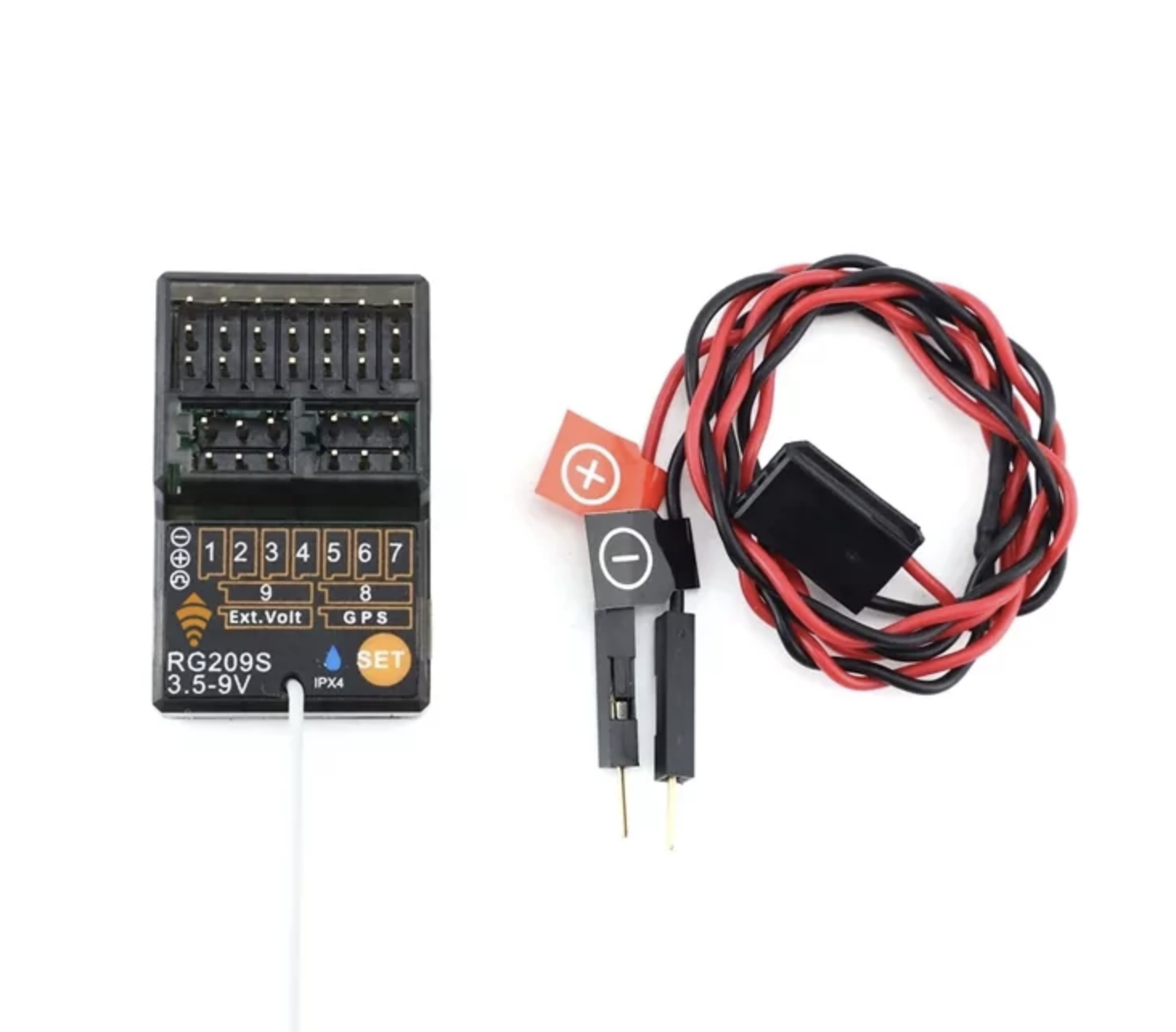 Récepteur RG206S 6 voies pour Radio Konect X9S - KN-XR-RG206S - Breizh Modélisme.