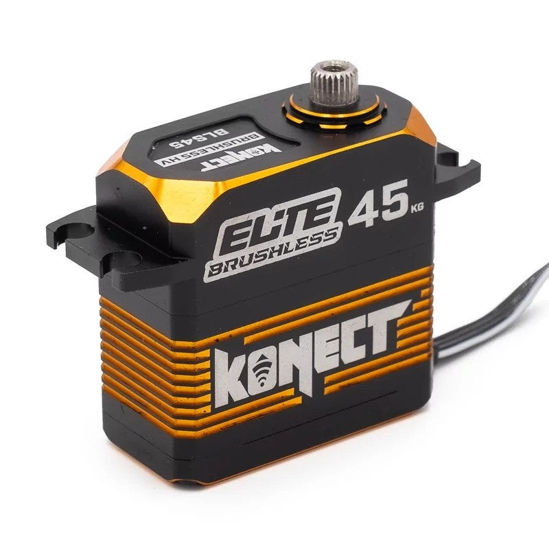 Servo Konect Elite brushless programmable 45Kg/0.09s-7.4V - KN-BLS45 - Breizh Modélisme.