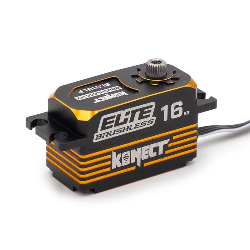 Servo Konect Elite Low Profil brushless programmable 45Kg/0.07s-7.4V - KN-BLS16LP - Breizh Modélisme.