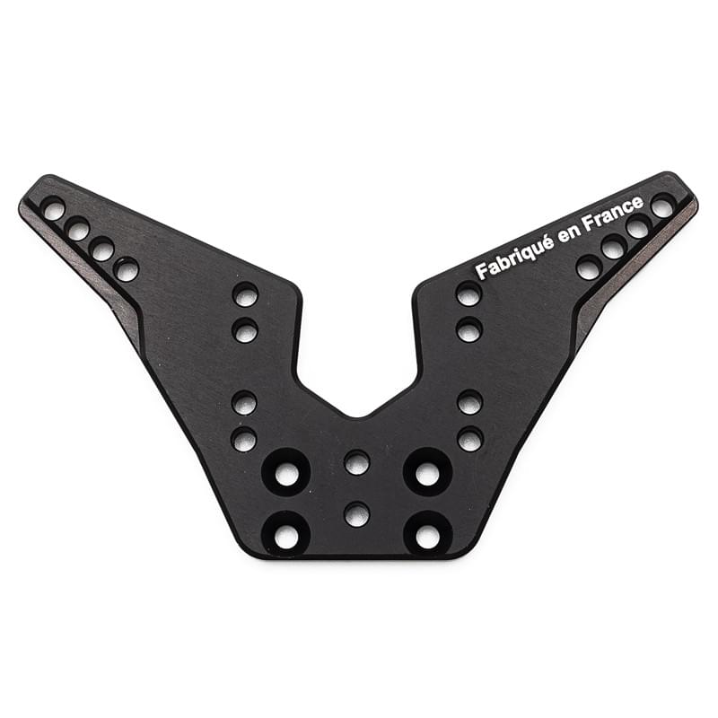 Support Arrière Alu. 4mm OAS noir (fabrication FR) - REV-OP36-FR - Breizh Modélisme.