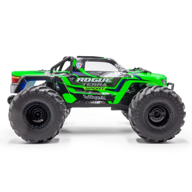 Combo Hobbytech Rogue Terra Sport vert Monster Brushless 4x4 RTR 1/10 - Breizh Modélisme.