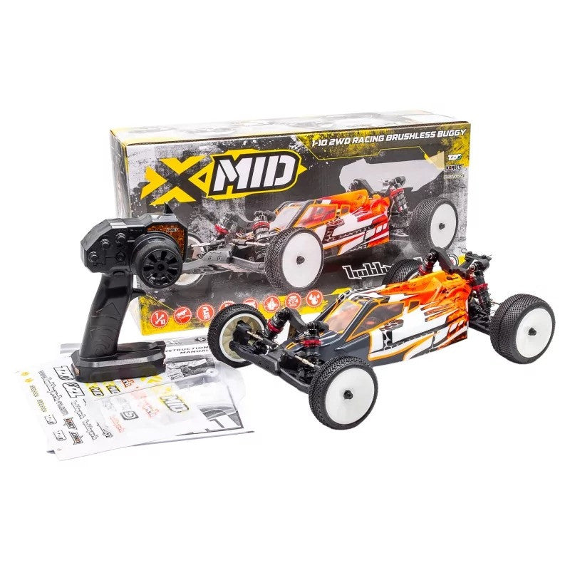 Hobbytech Buggy 2WD brushless X-Mid RTR 1/10 - 1.XMID.RTR - Breizh Modélisme.