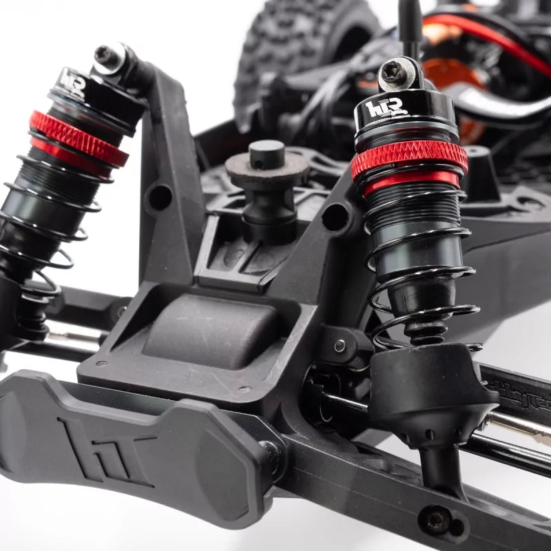 Pack Rogue buggy HobbyTech 1/8 brushless 4x4 RTR jaune - Breizh Modélisme.