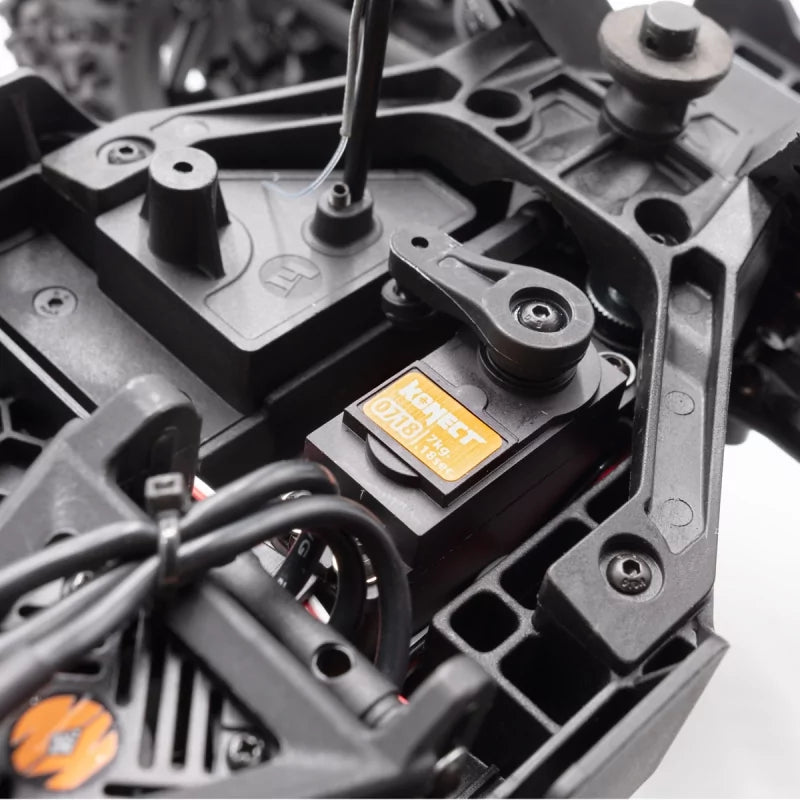 Pack Rogue buggy HobbyTech 1/8 brushless 4x4 RTR jaune - Breizh Modélisme.