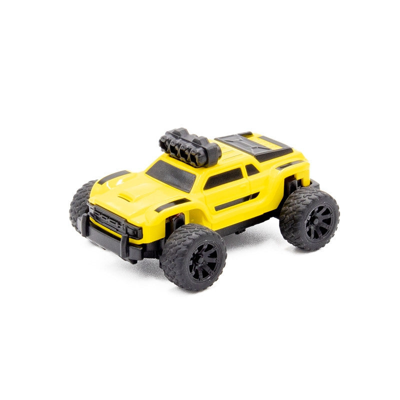 Turbo Racing Micro Monster truck 1/76ème Jaune RTR- TB-C81-YE - Breizh Modélisme.