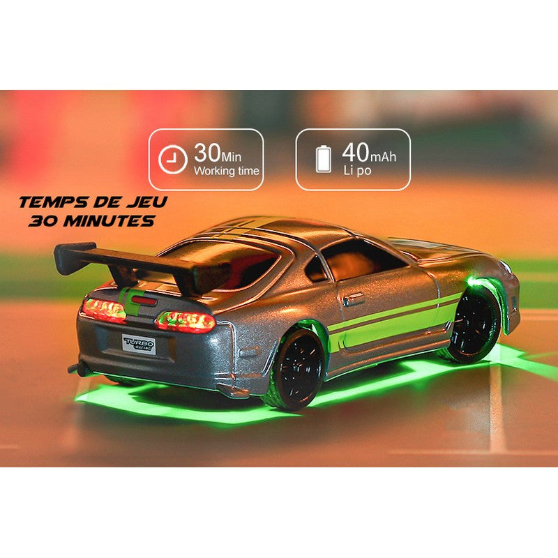 Turbo Racing Micro Sport 1/76ème Grise / verte RTR- TB-C73 - Breizh Modélisme.