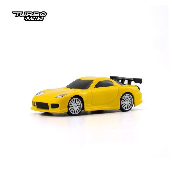 Turbo Racing Micro Sport 1/76ème jaune RTR- TB-C71 - Breizh Modélisme.