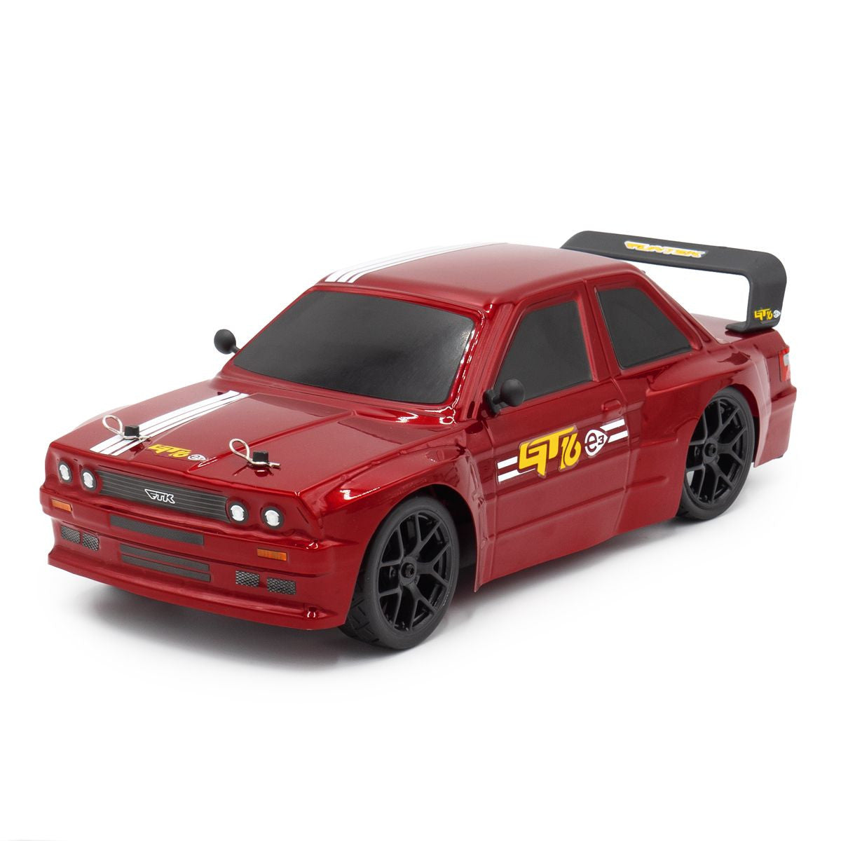 Voiture rc Funtek Touring Car GT16E RTR 1/16 rouge - Breizh Modélisme.