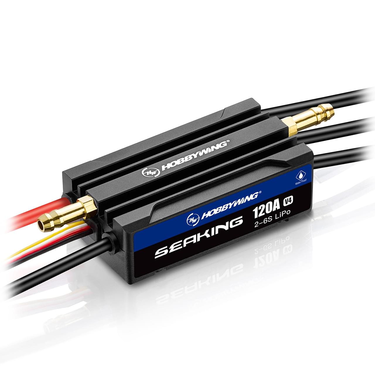 Régulateur de bateau Hobbywing Seaking 120A HW30302363 V4 (2-6s LiPo)