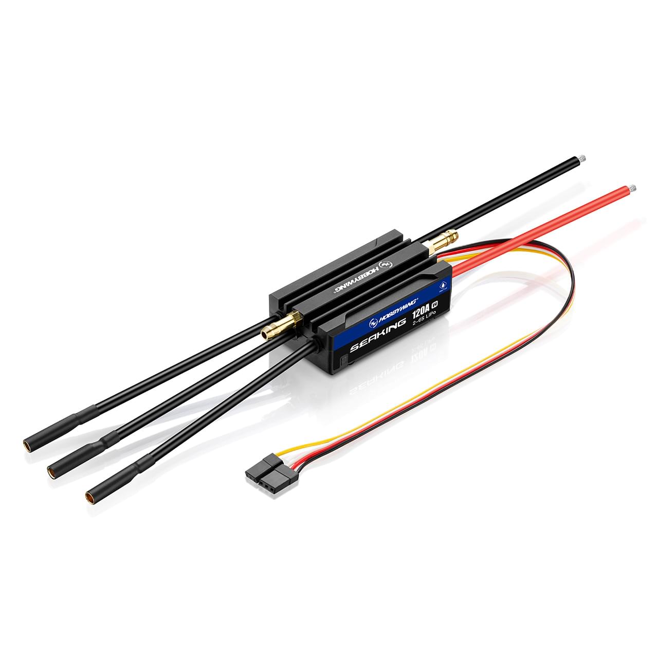 Régulateur de bateau Hobbywing Seaking 120A HW30302363 V4 (2-6s LiPo)