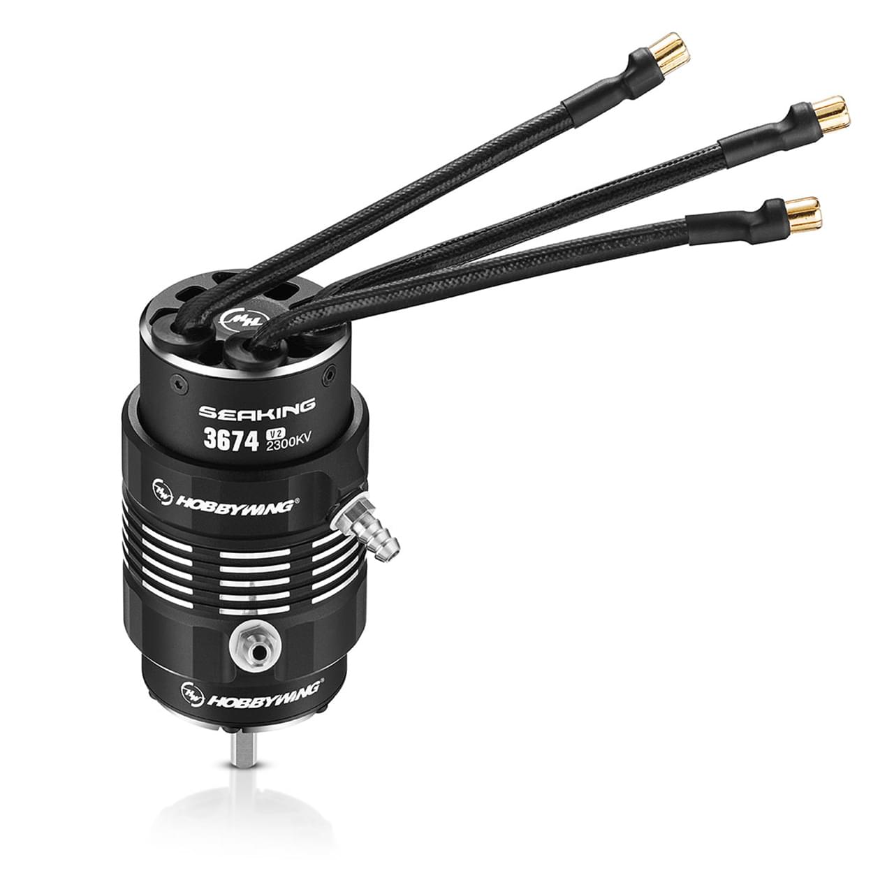 Moteur brushless bateaux RC Hobbywing HW30419009 Hobbywing Seaking 3674SL 2300kV V2