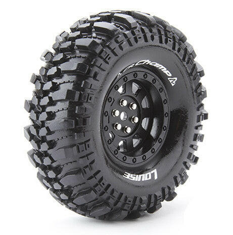 2 pneus et jantes Crawler 1/10 Louise 1.9 CR-CHAMP 3231VB - Breizh Modélisme.