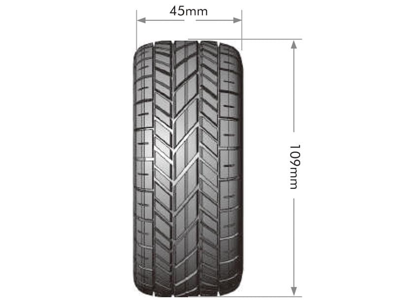 2 Pneus et roues SC-Rocket M supersoft 1/10 Short-Course (Hex amovible 4pcs) - LT3228VB - Breizh Modélisme.