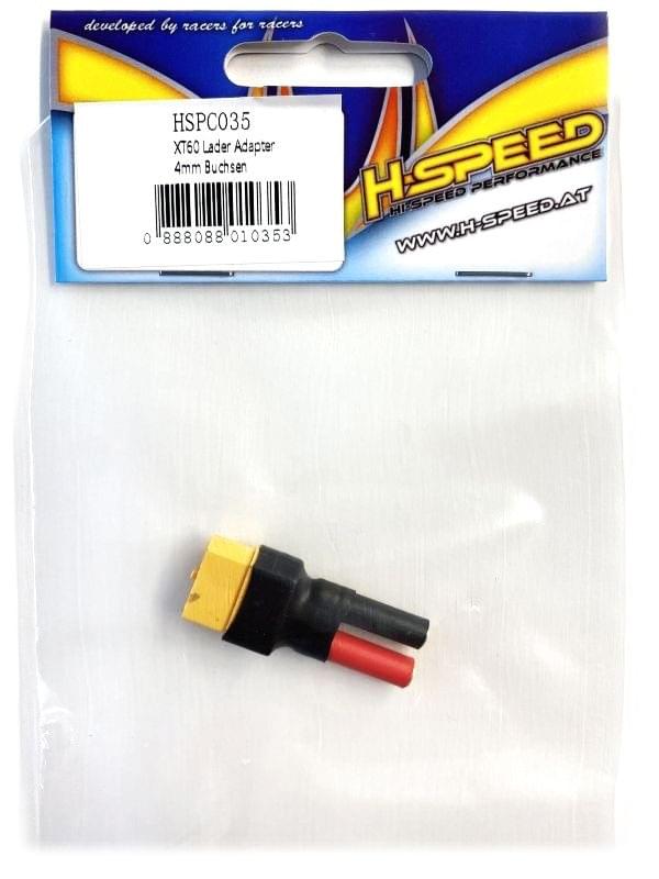 Adaptateur de charge XT60 vers PK 4mm - Breizh Modélisme.