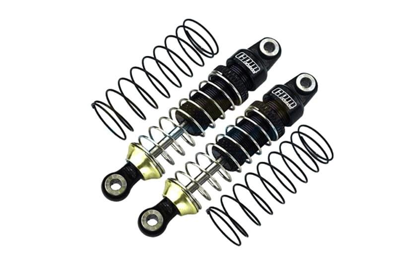 Amortisseur 6061-T6 aluminium noir 52mm avec ressorts f/r GPM TRX-4M - Breizh Modélisme.