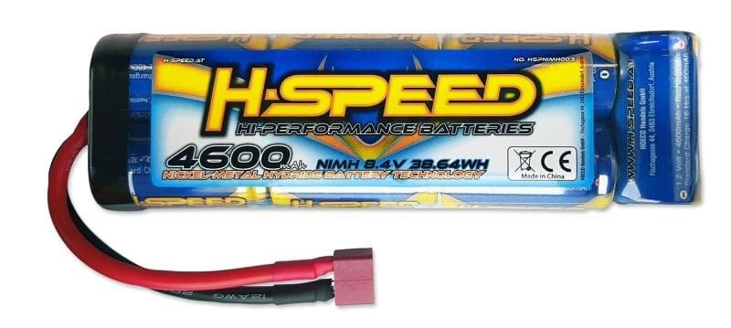 Batterie Stick NiMH 4600mAh 8.4V 7 cellules Dean H-SPEED - Breizh Modélisme.