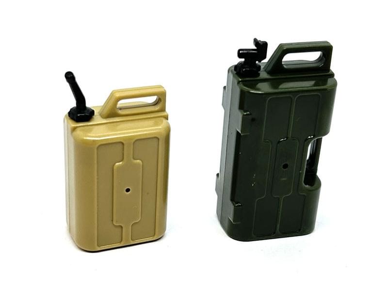 Bidon d'huile plastique vert/beige H-SPEED accessoires crawler 1/10 - Breizh Modélisme.
