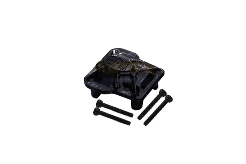 Cache essieu 7075-T6 aluminium noir f/r GPM TRX-4M - Breizh Modélisme.