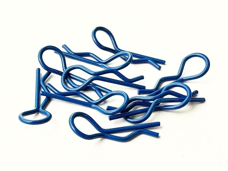 Clips 1/10 bleu pour carrosseries x 10 - HSPX026 - Breizh Modélisme.
