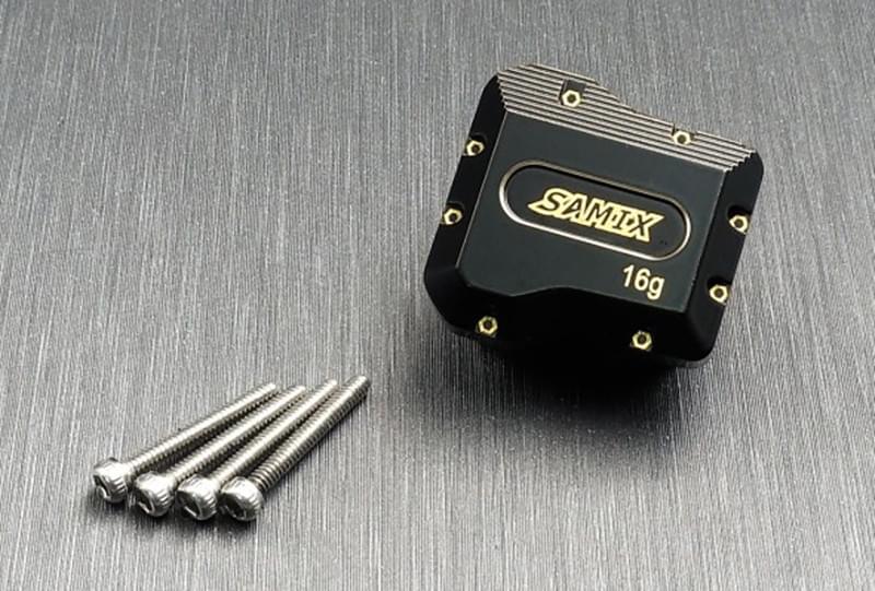 Couvercle de différentiel en laiton (1) SAMIX Traxxas TRX-4M - Breizh Modélisme.