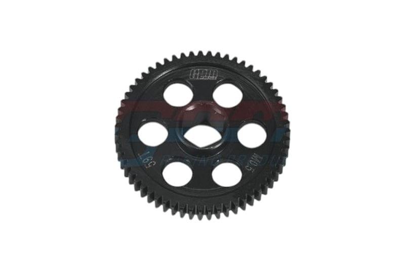 Engrenage principal en acier au carbone module 0.5, 59 dents GPM GPMMGG059TSBK - Breizh Modélisme.