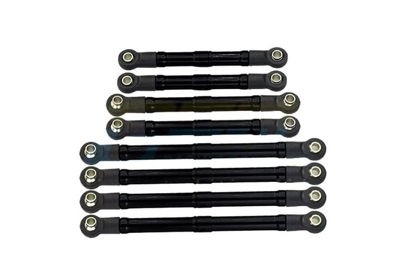 Jeu de tirants 6061-T6 aluminium noir GPM TRX-4M - Breizh Modélisme.