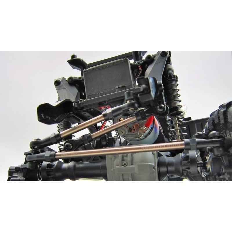 Option TRX4 SAMIX - Kit biellette de direction titane 1 court / 1 long Traxxas TRX-4 - Breizh Modélisme.