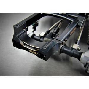 Option TRX4 SAMIX - Support pare-choc arrière en laiton Traxxas TRX-4 - Breizh Modélisme.