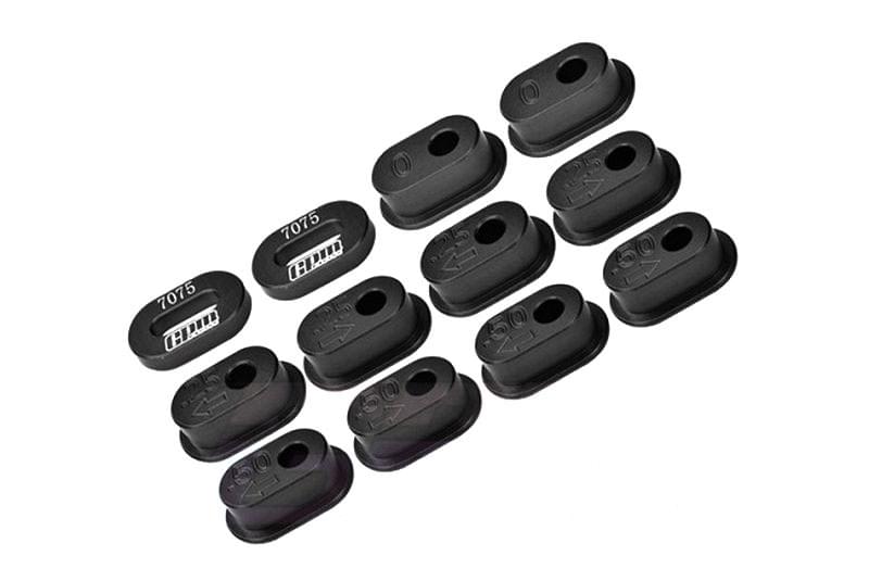 Pièce Option GPM Alu anodisés pour Moto Losi MX - GPMMX010BK - Breizh Modélisme.