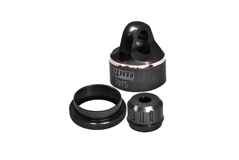 Pièce Option GPM Alu anodisés pour Moto Losi MX - GPMMXDP/CAPBK - Breizh Modélisme.