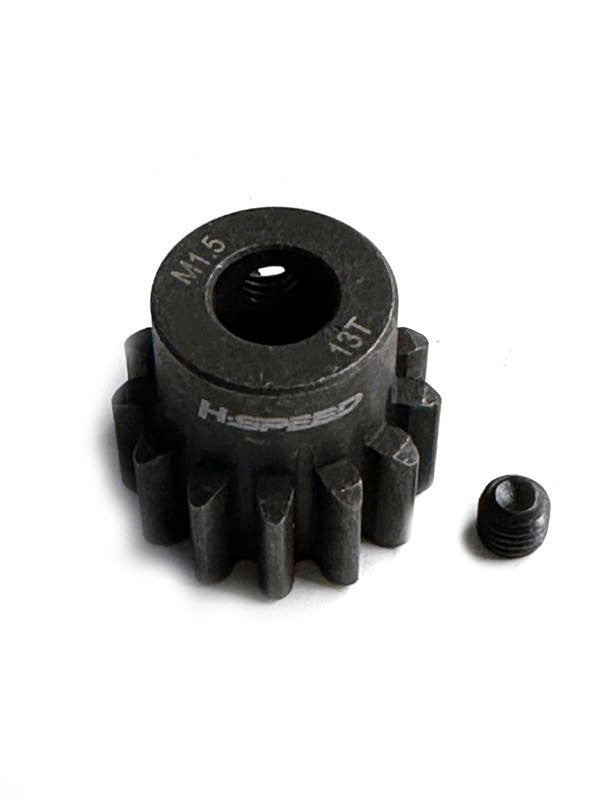 Pignon acier 13 dents M1,5 alésage 8mm - Breizh Modélisme.